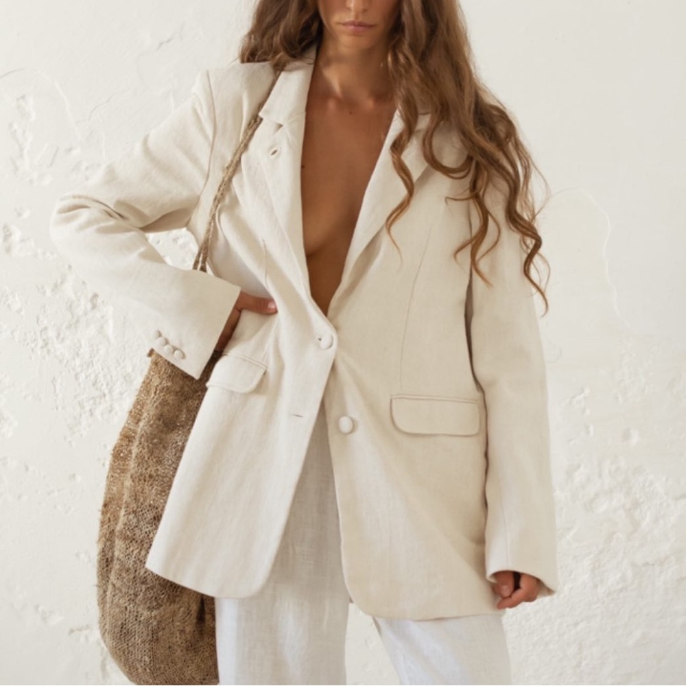NWT Yoli & Otis Nora Linen Blazer